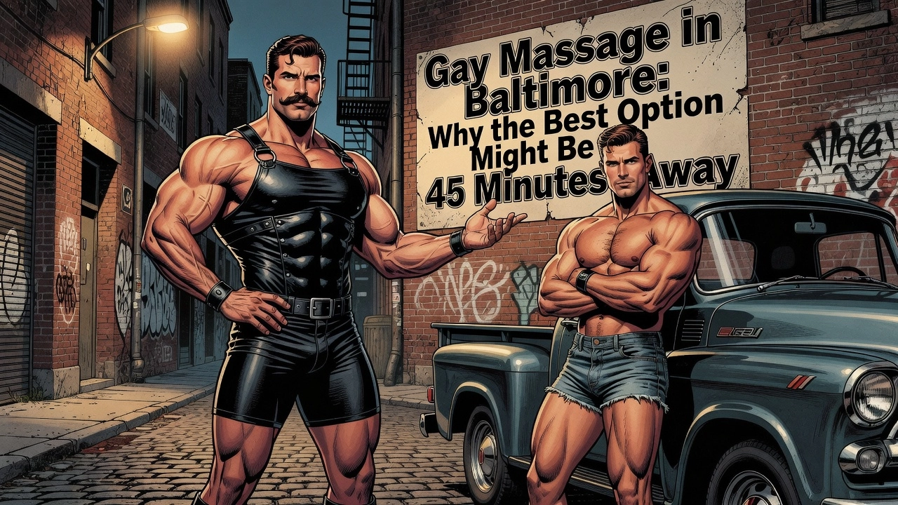 Professional header image for comparison analysis: Gay Massage in Baltimore: Why the Best Option Might Be 45...