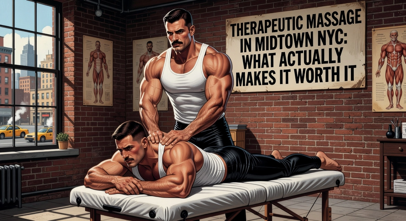 Professional header image for list-based article: Therapeutic Massage in Midtown NYC: What Actually Makes I...
