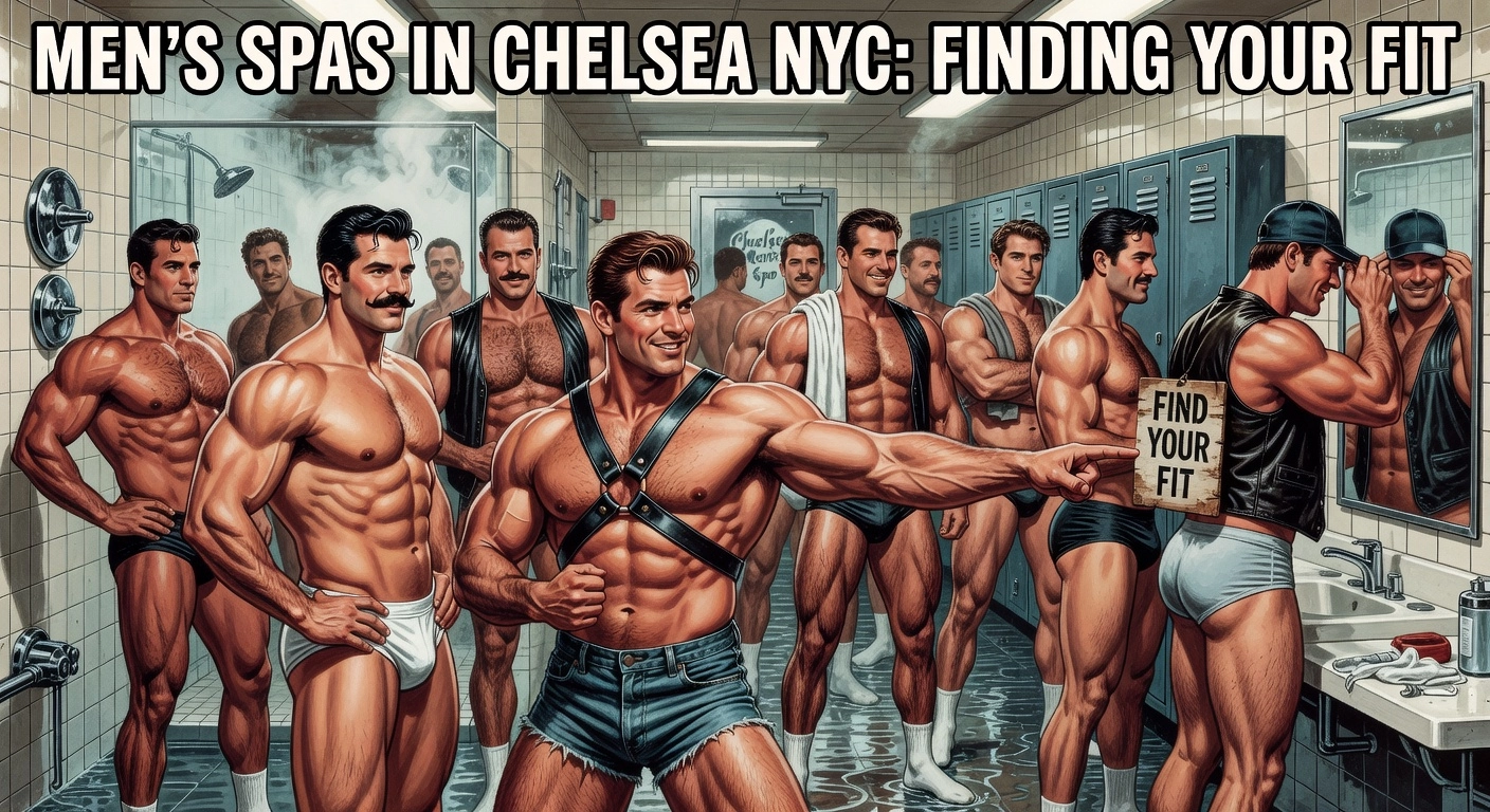 Professional header image for comparison analysis: Men's Spas in Chelsea NYC: Finding Your Fit