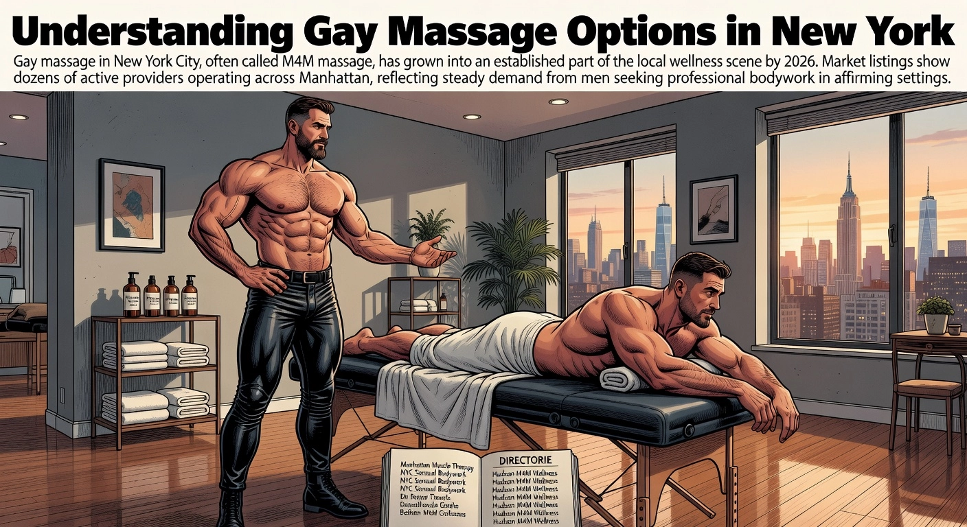 AI-generated image: Create a professional image for the section titled "Understanding Gay Massage...