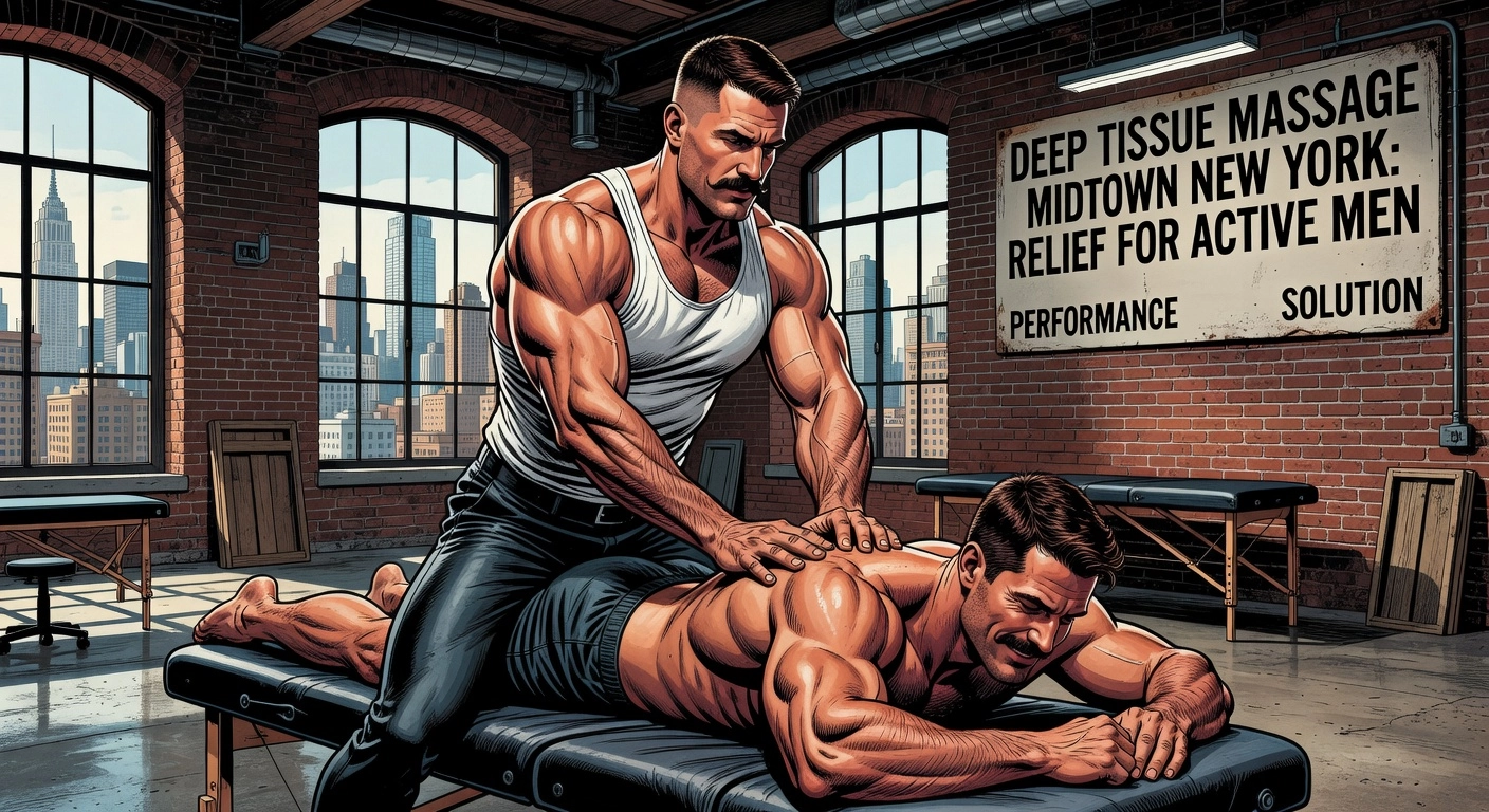 Professional header image for industry analysis: Deep Tissue Massage Midtown New York: Relief for Active Men