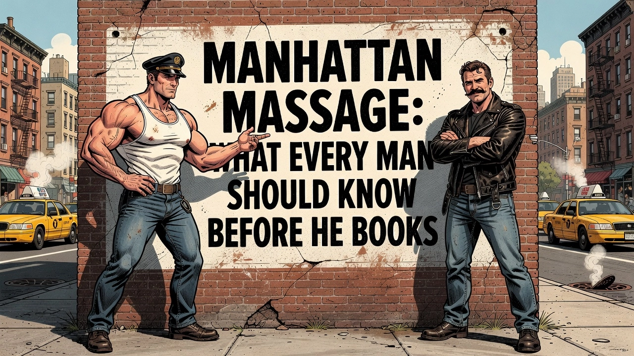 Professional header image for list-based article: Manhattan Massage: What Every Man Should Know Before He B...