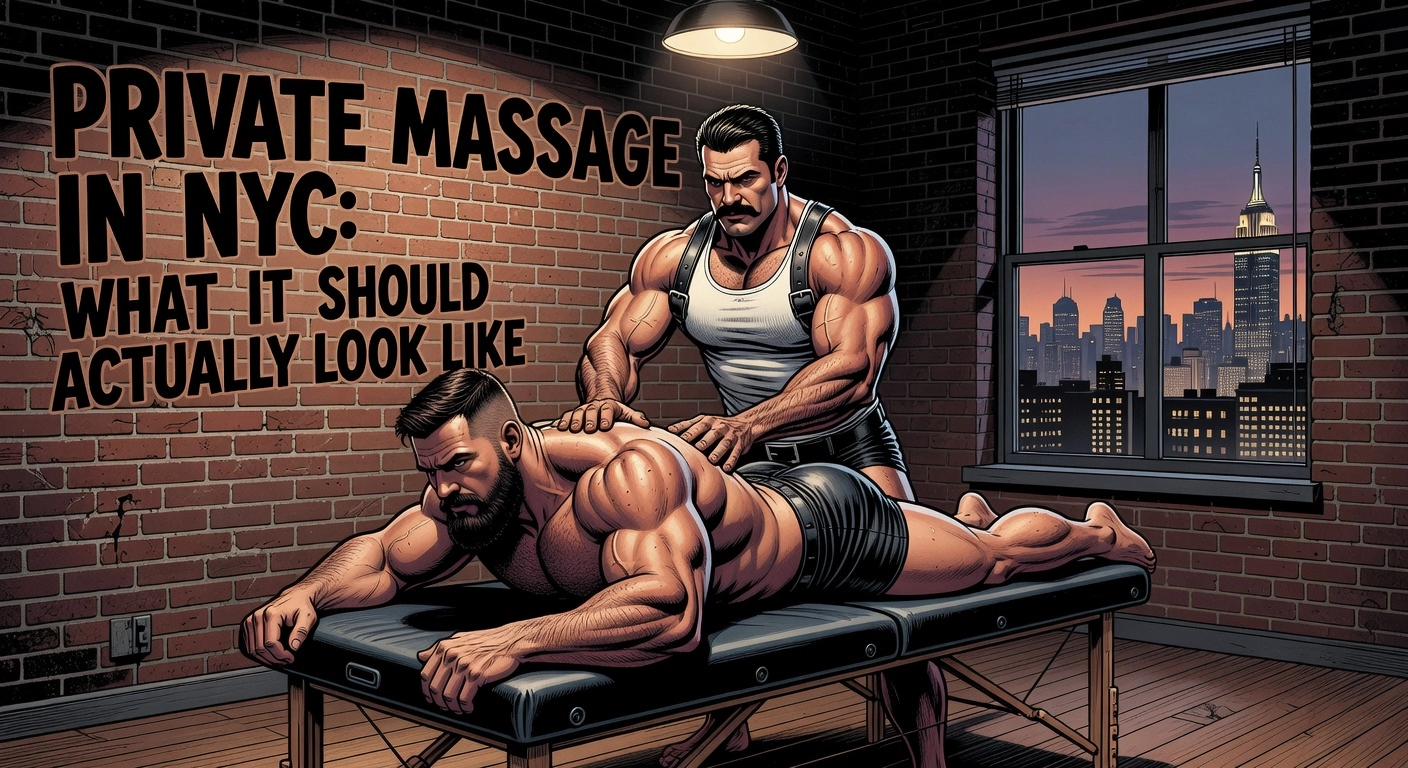 Professional header image for list-based article: Private Massage in NYC: What It Should Actually Look Like