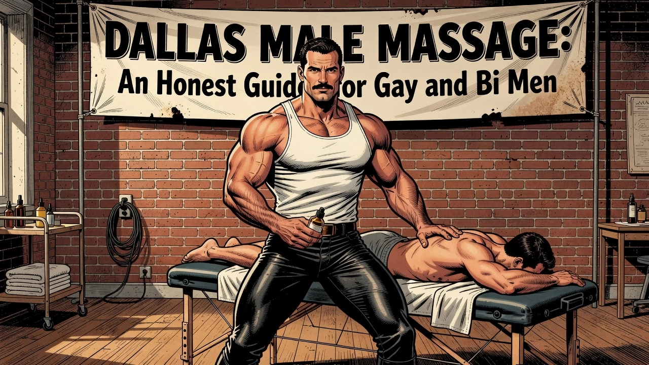 Professional header image for list-based article: Manhattan Male Massage: A Honest Guide for Gay and Bi Men